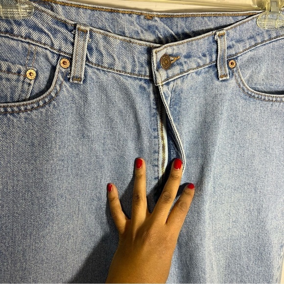 Vintage Levis Y2K Red Tab Straight Leg Mom Jeans Made in 1998 Tapered High Waist - Picture 14 of 17